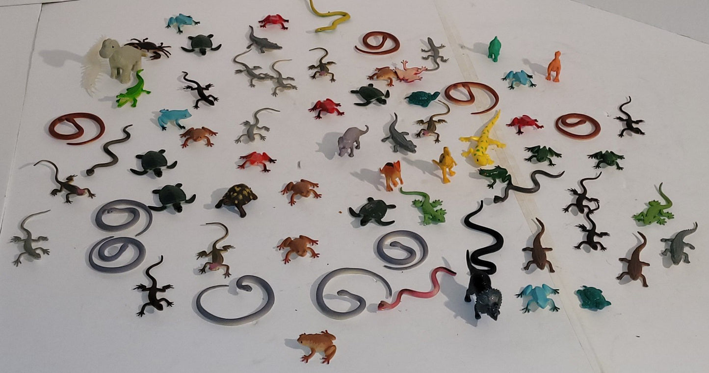 Animaux en caoutchouc