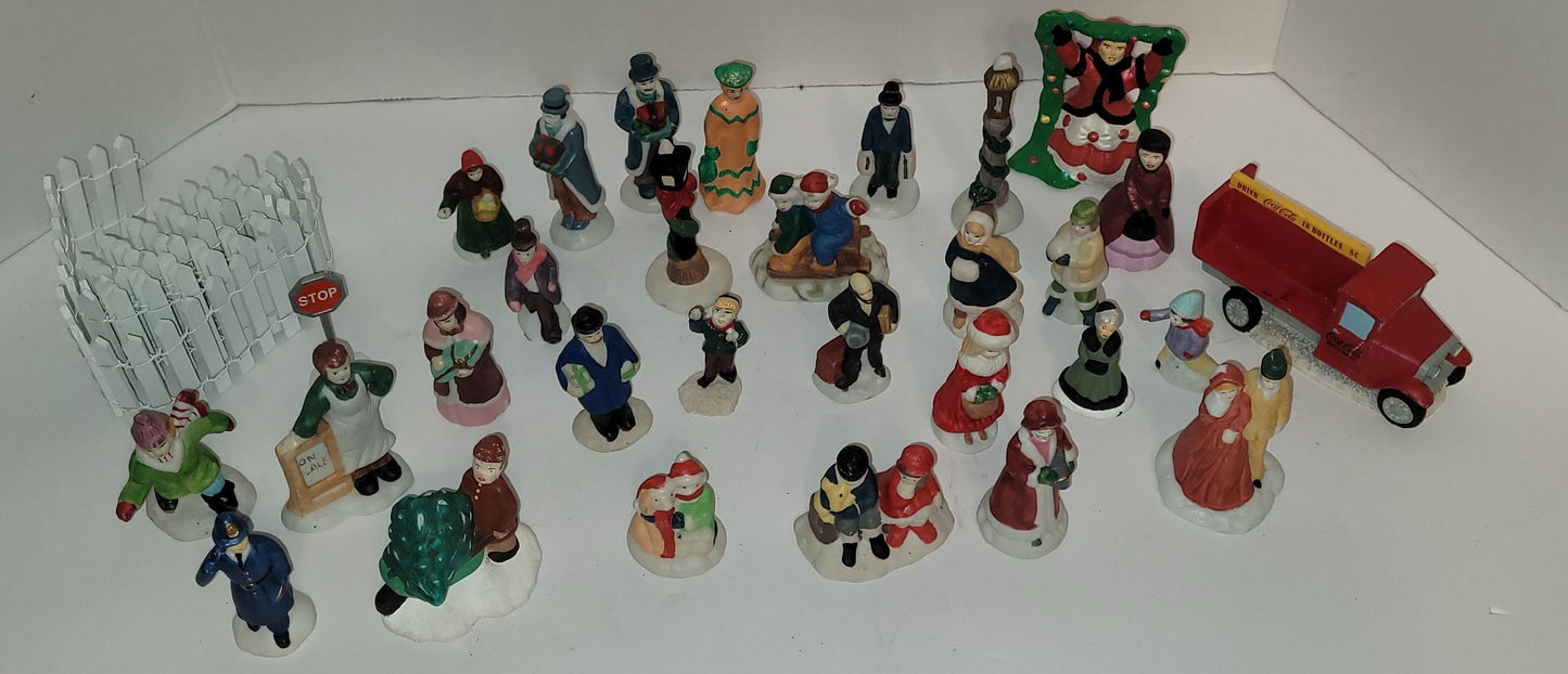 Ensemble d'items pour village de sapin