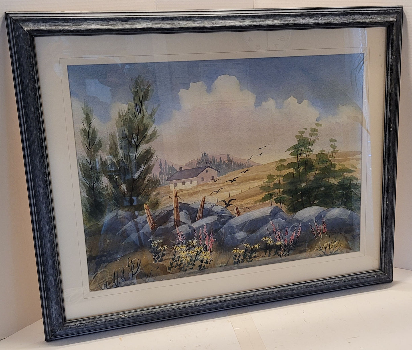 Toile avec cadre