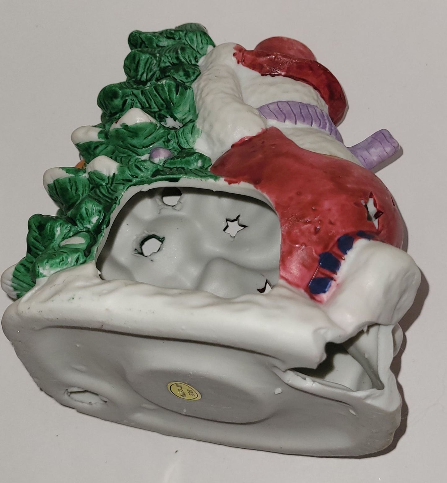 Lot de 3 chandeliers en céramique