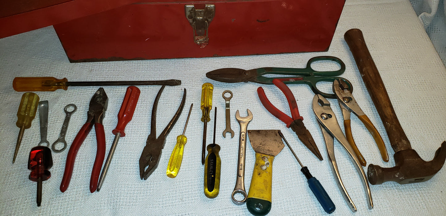 Coffre avec outils