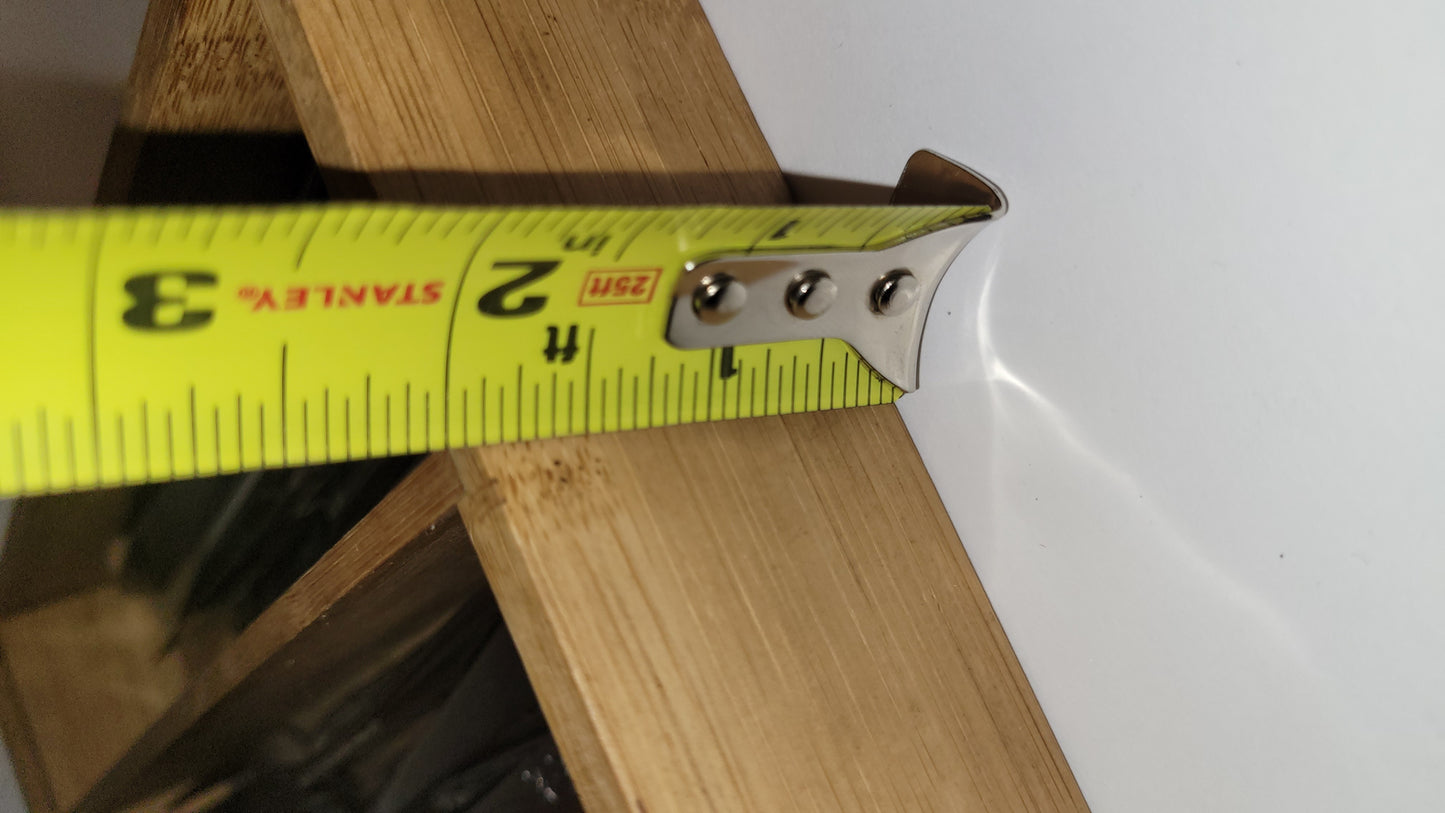 Coutellerie 6 personnes avec rangement en bois