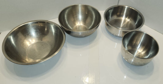 Bols à mélanger en inox / Cul de poule