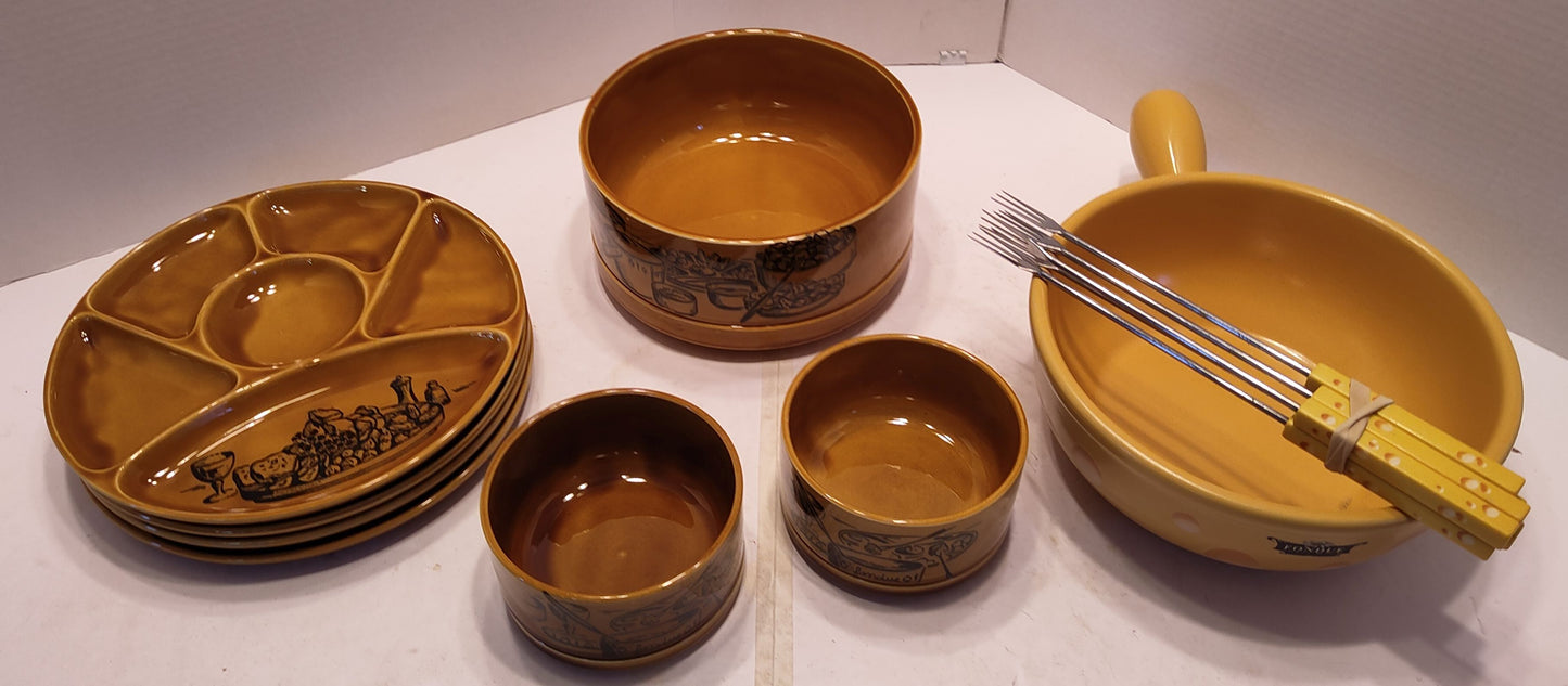 Ensemble de fondue au fromage