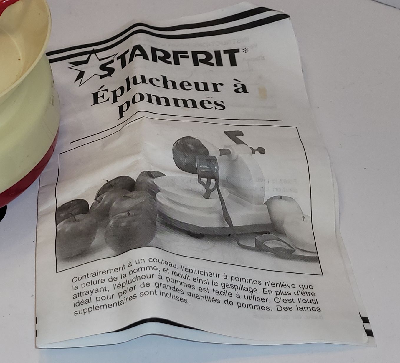 Éplucheur de pomme Starfrit