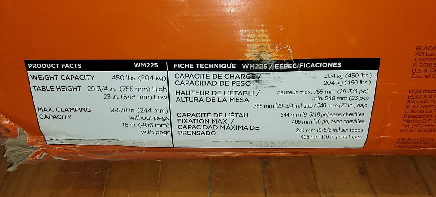 Établie portative Black N'Decker