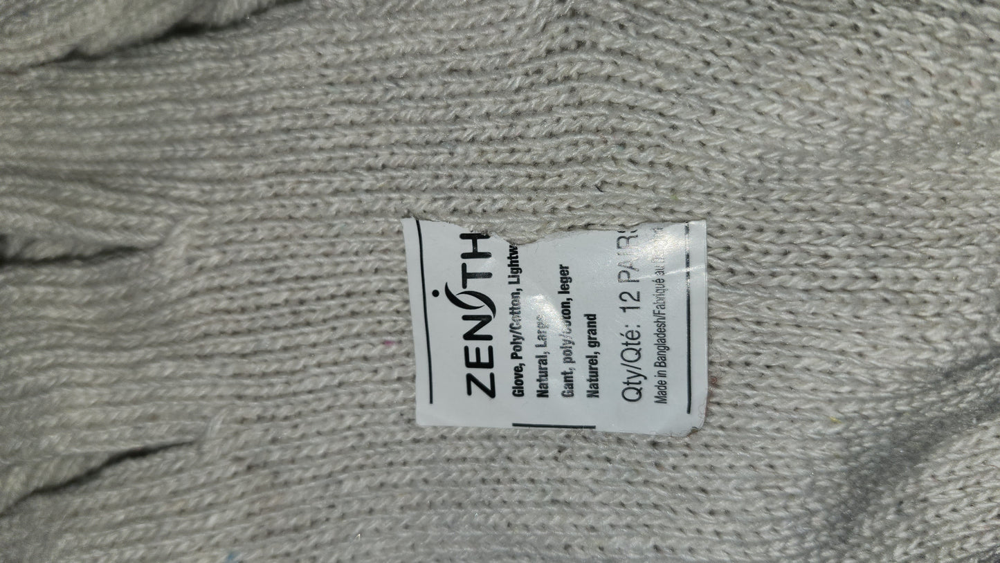 Ensemble de 13 paires de gants en coton