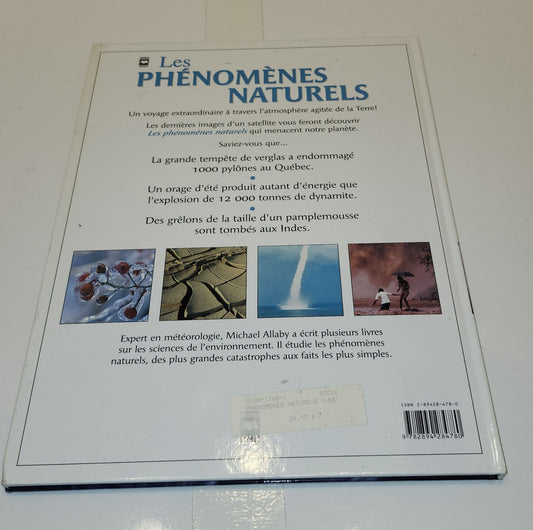 Livre Les phénomènes naturels
