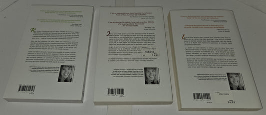 Lot de 3 romans Je t’aime moi non plus de Catherine Bourgault