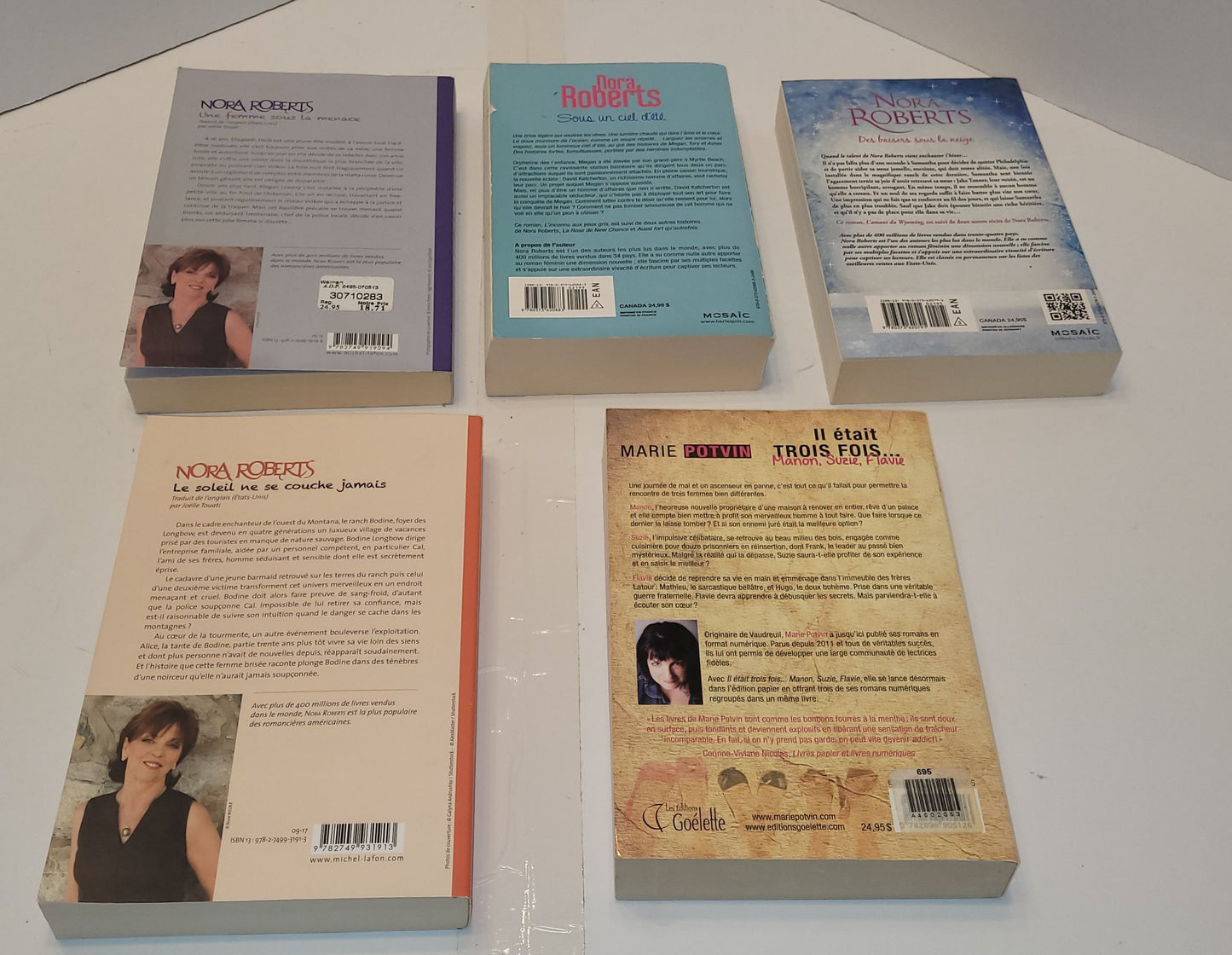 Roman Nora Roberts et Marie Potvin