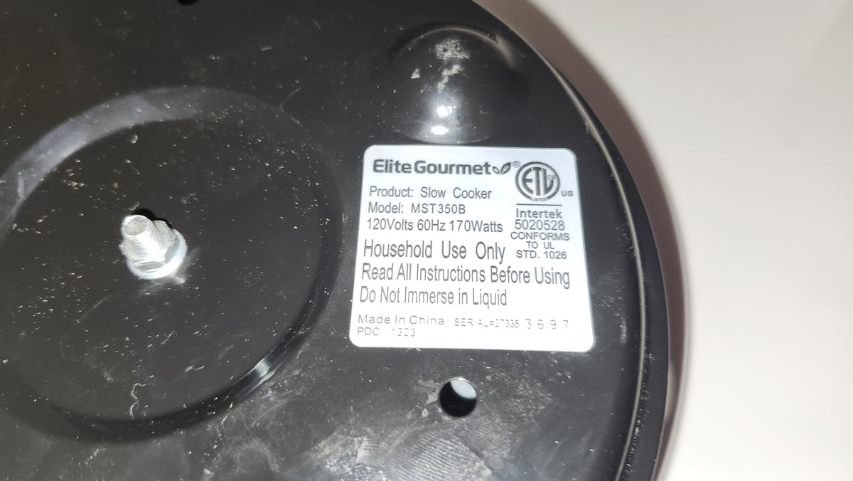 Mijoteuse Elite Gourmet
