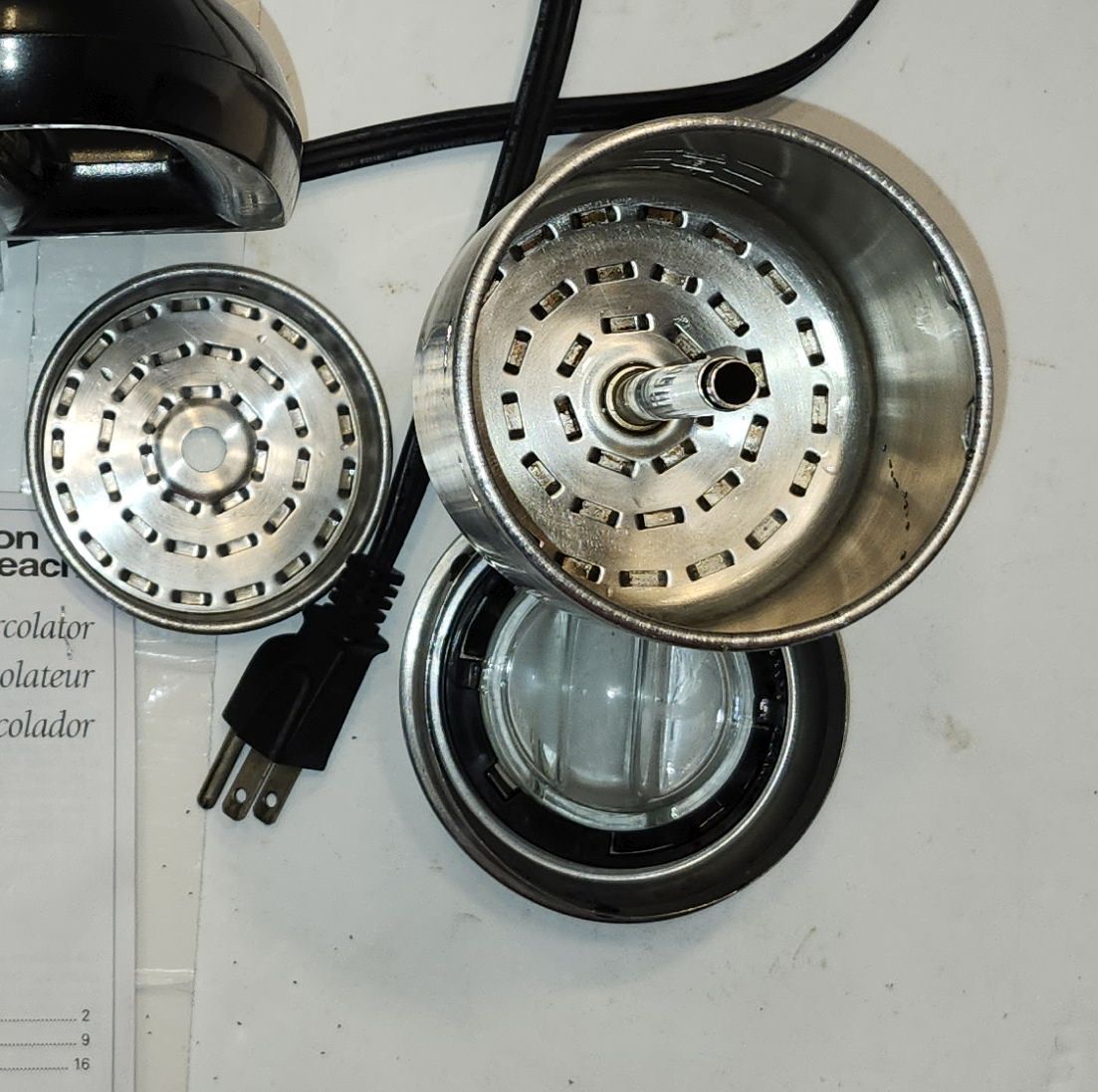 Percolateur électrique 12 tasses