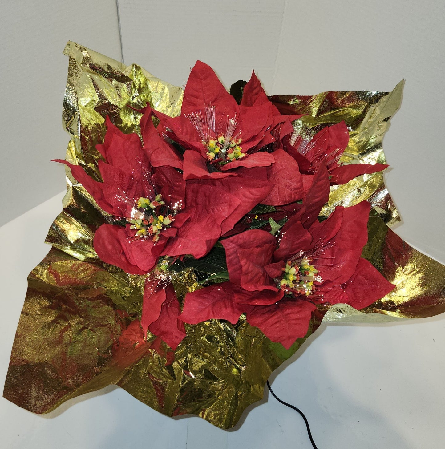 Poinsettia illuminé