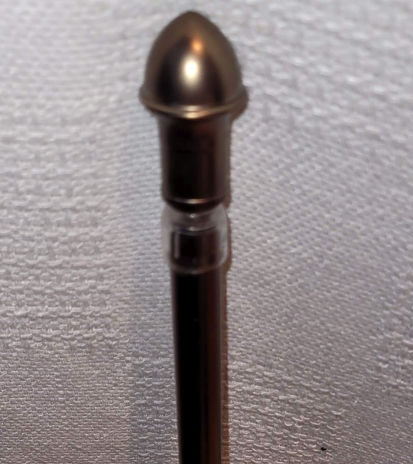 Tringle à rideau argent-brun