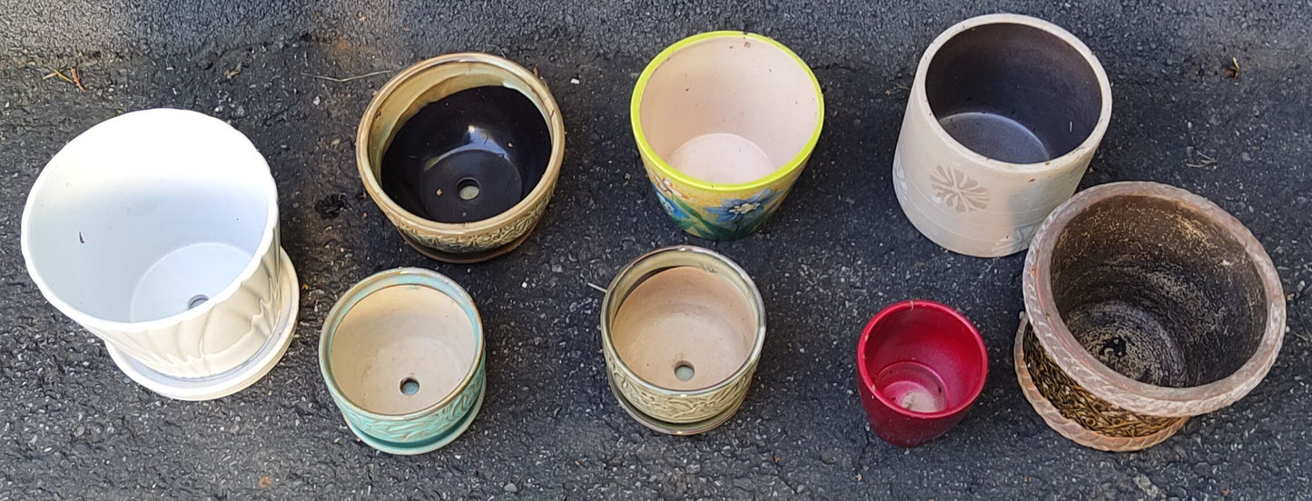 Pots à fleur en céramique