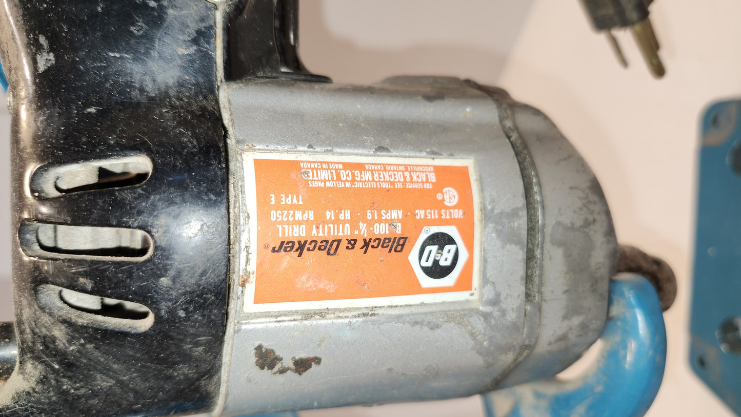 Presse-drill 1/4'' Black N'Decker