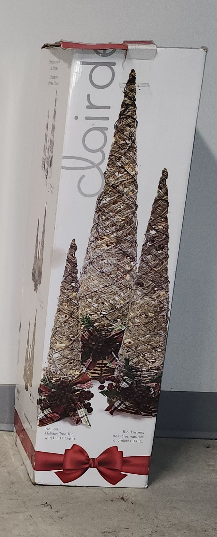 Ensemble de 3 sapin illuminé