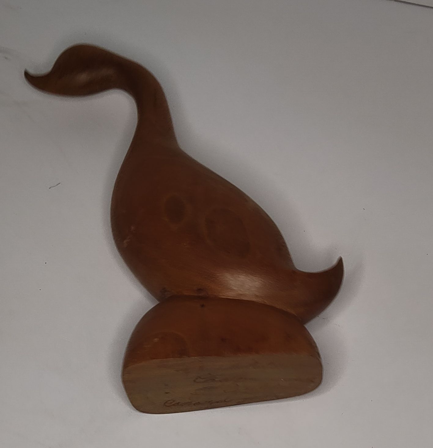 Sculpture canard en bois
