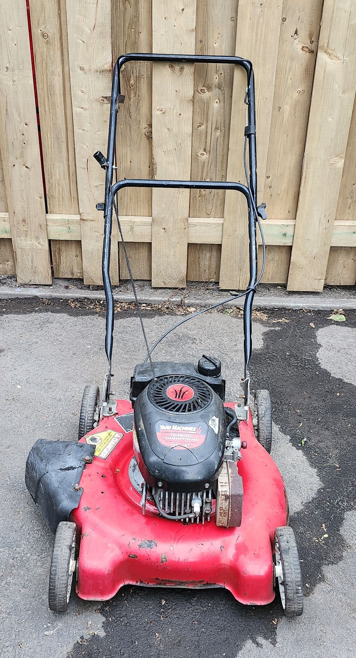 Yard machines 148cc lawn mower sale