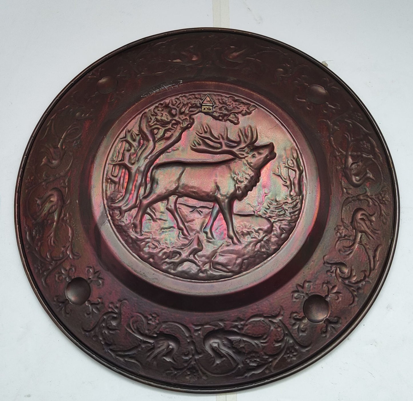 Assiette en cuivre
