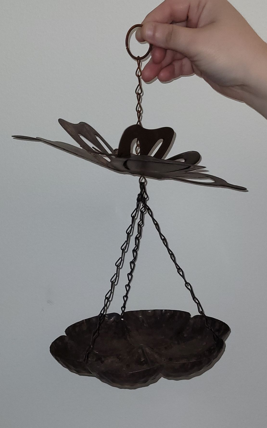 Assiettes suspendus pour oiseaux