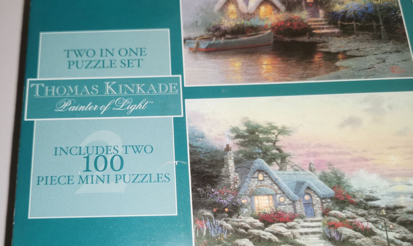 Casse-têtes 2 x 100 morceaux Thomas Kinkade