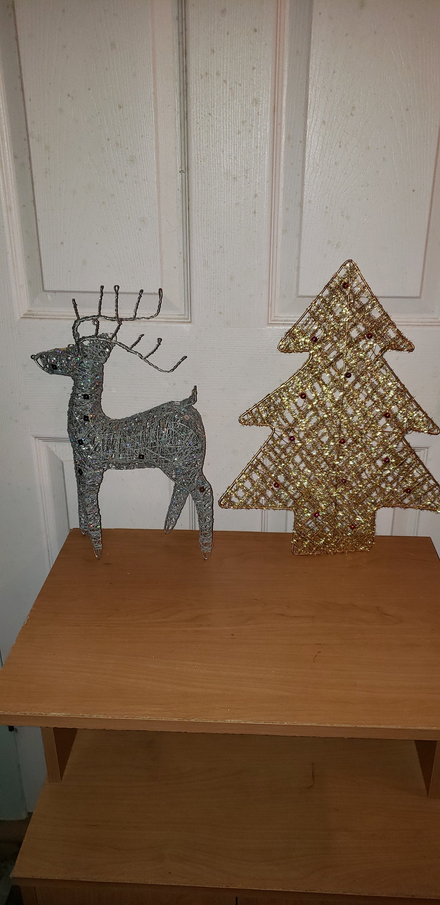 Décorations de Noël dorée et argent