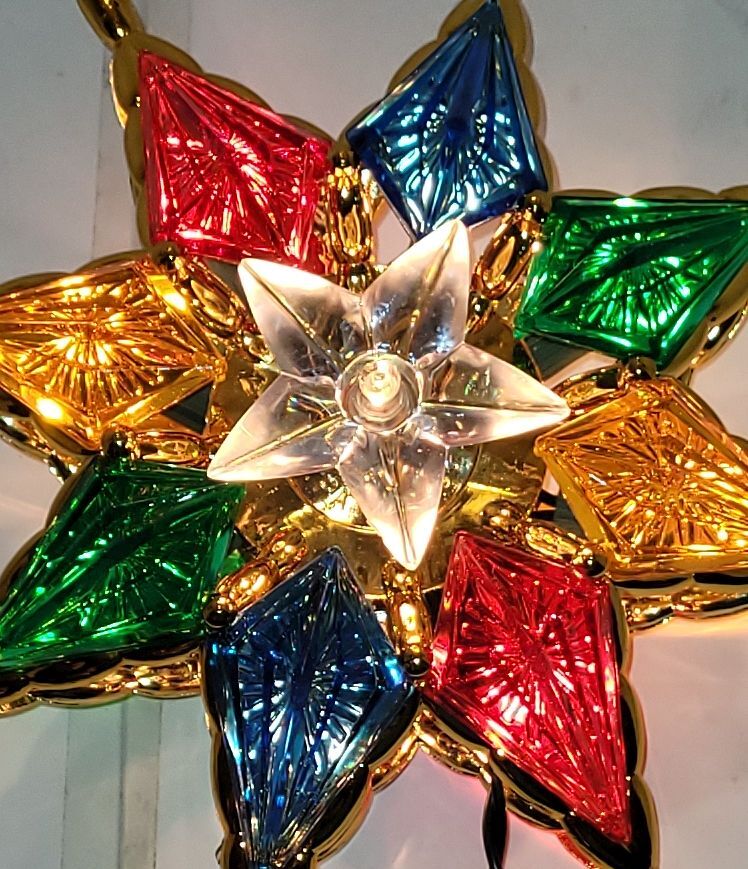 Étoile illuminé de couleur