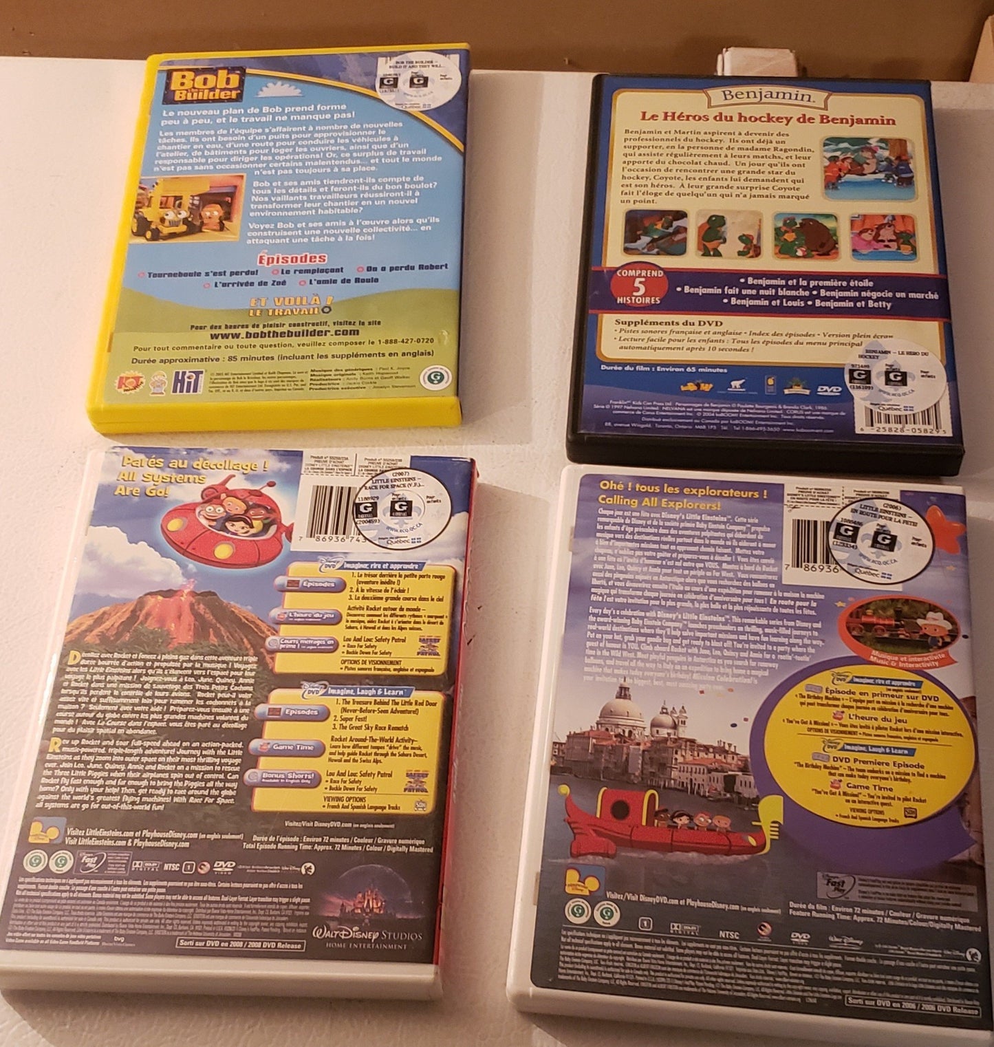 Lot de 4 émission d'animation