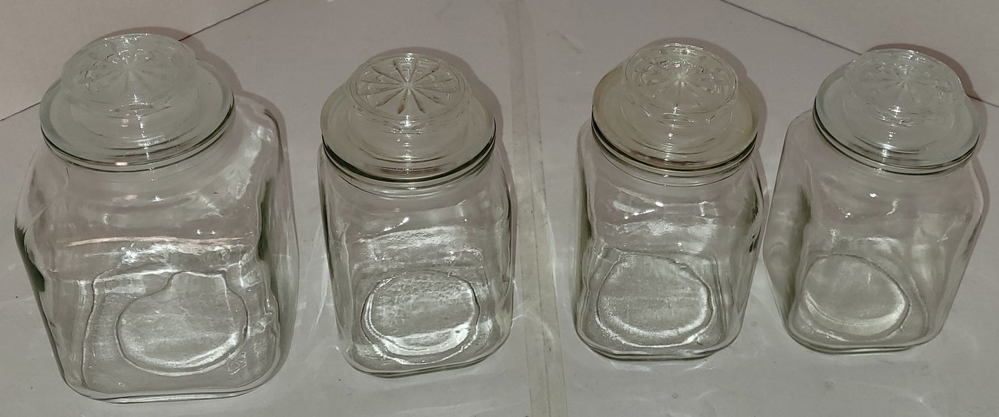 Jarres hermétiques en verre