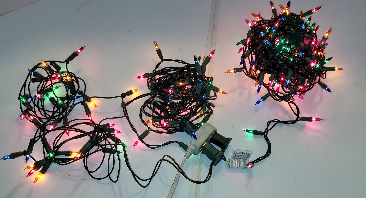 Jeux de lumières miniatures multicolores