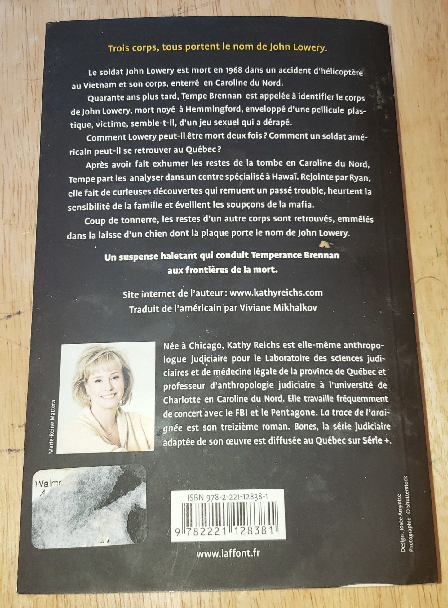Roman La trace de l'araignée
