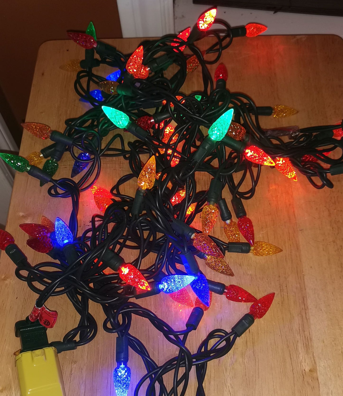 Jeux de lumières DEL multicolores