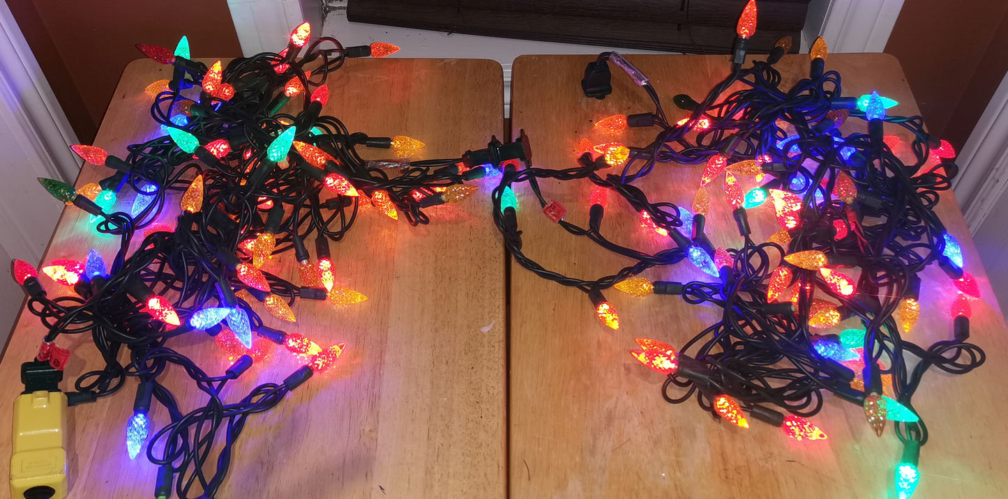 Jeux de lumières DEL multicolores