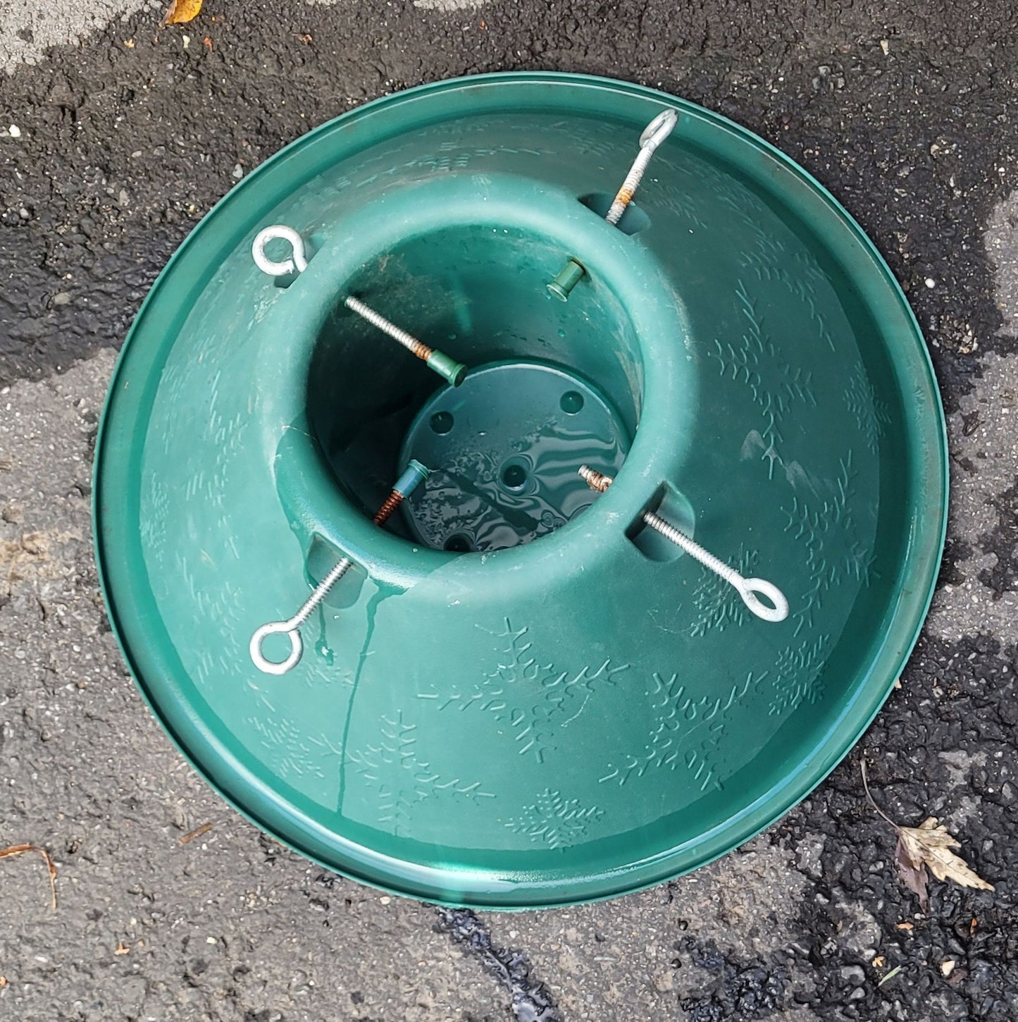 Pied en plastique pour sapin naturel