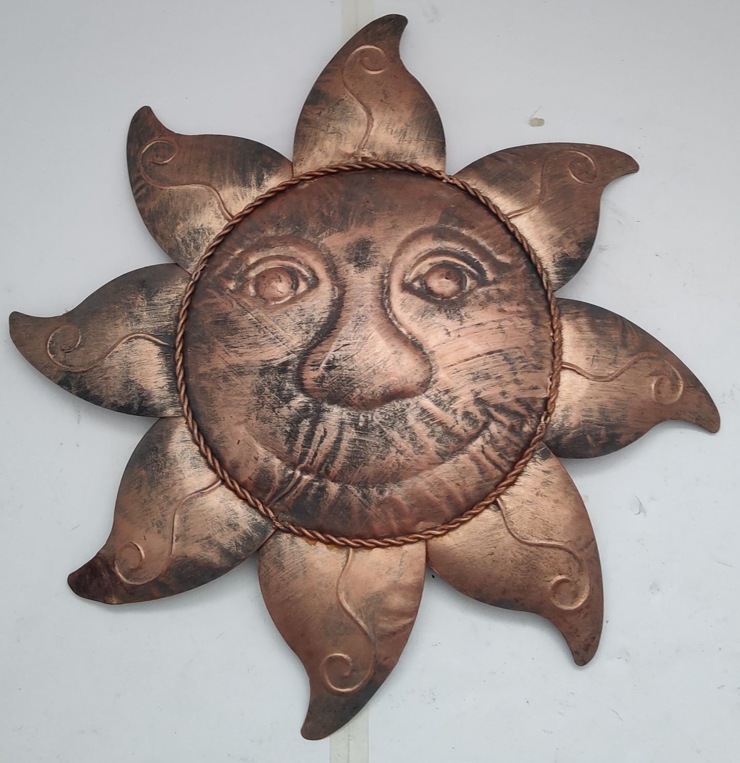 Soleil en cuivre