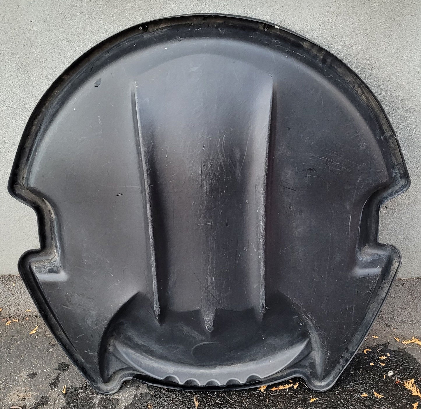Luge en plastique rond