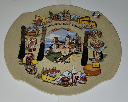 Assiette à fromage en céramique