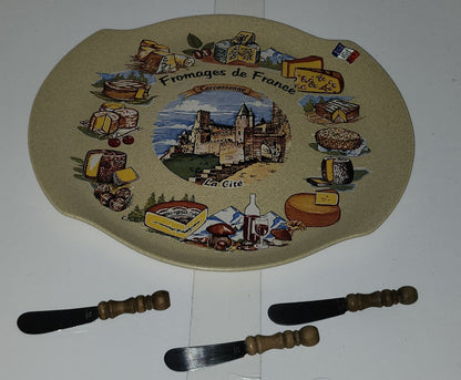 Assiette à fromage en céramique