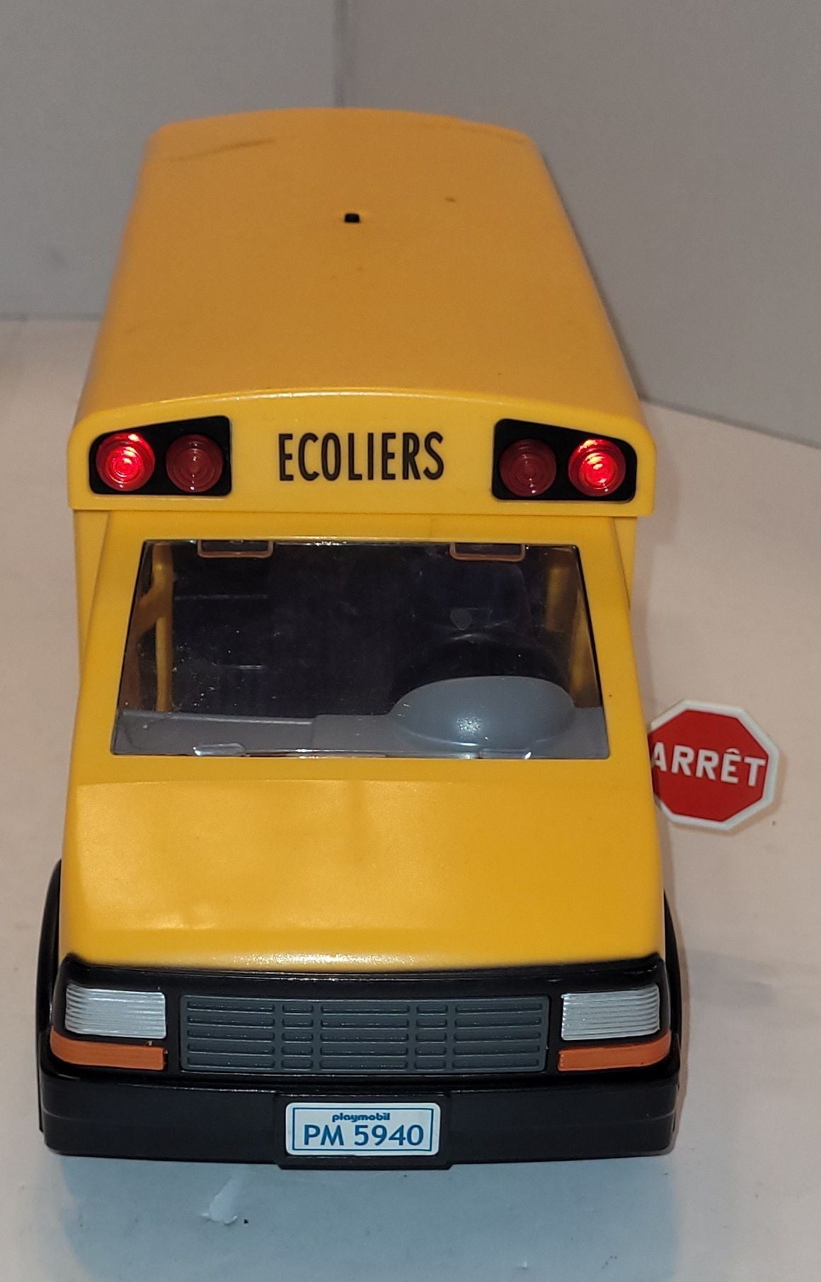 Autobus scolaire de marque Playmobil City Life avec lumières clignotan – La  brocante à My