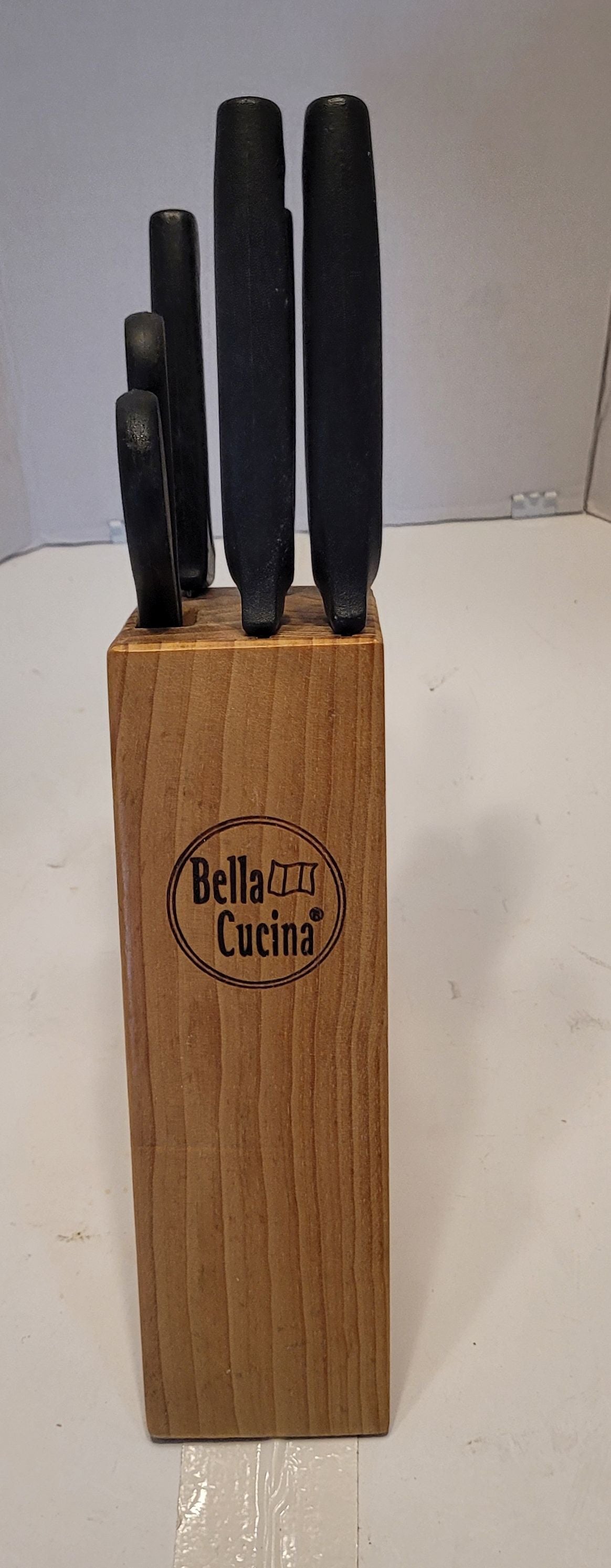 Bloc de 5 couteaux Bella Cucina