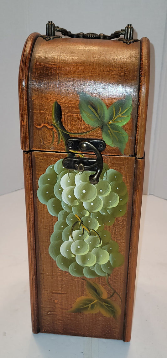 Boîte en bois pour bouteille de vin