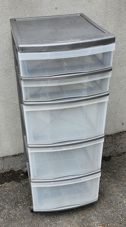Classeur en plastique 5 tiroirs  Gracious Living