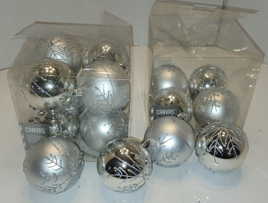 Boules de Noël en verre