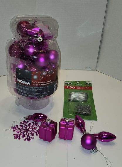 Boules de Noël en verre