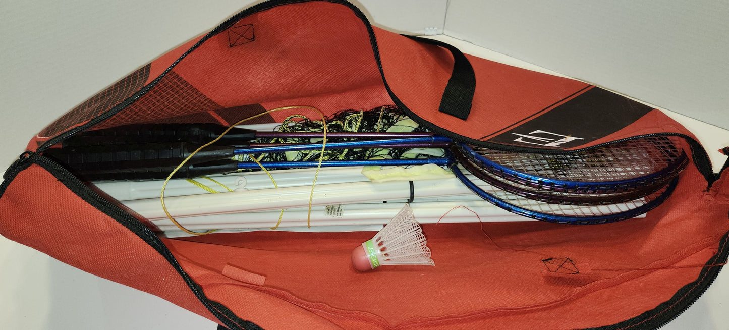 Jeu de volleyball et badminton