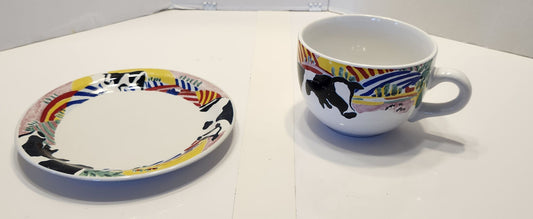 Ensemble de bol-tasse