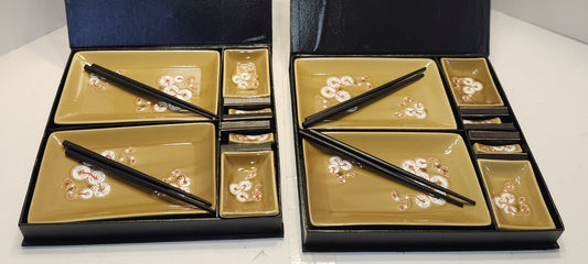 Ensemble d'assiette pour sushi