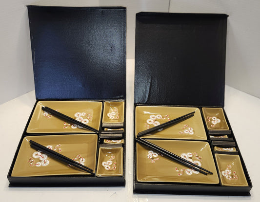 Ensemble d'assiette pour sushi