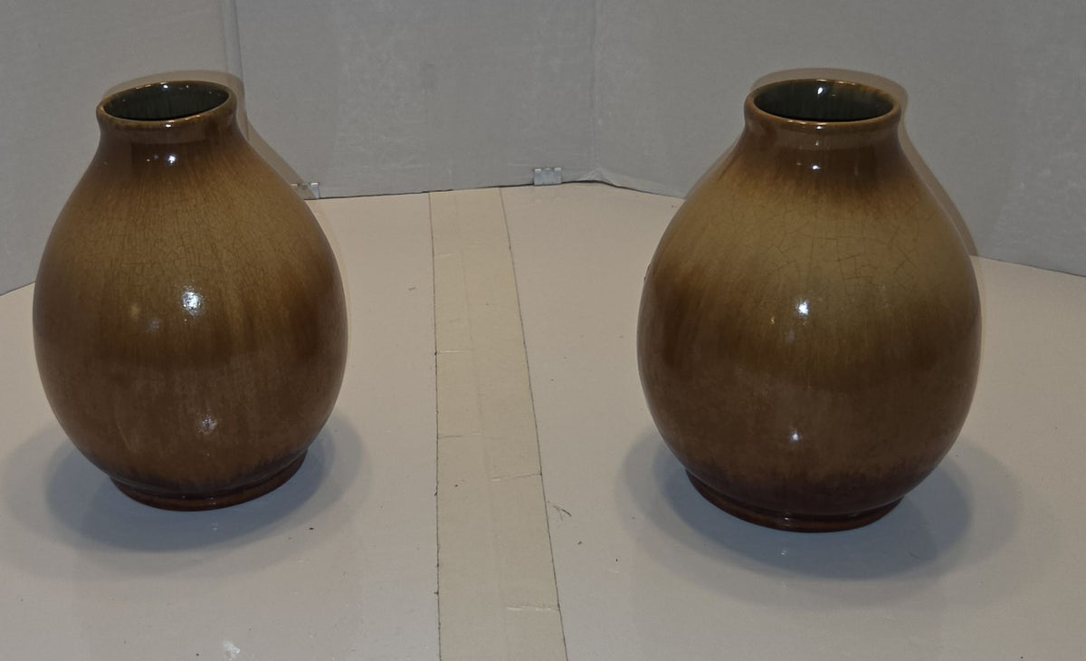 Ensemble de 2 vases en porcelaine